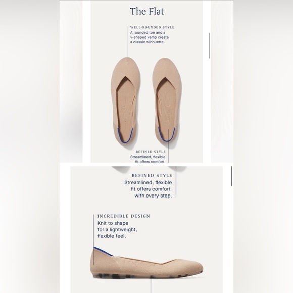 Rothy’s - The Flat in nude - Picture 2 of 9